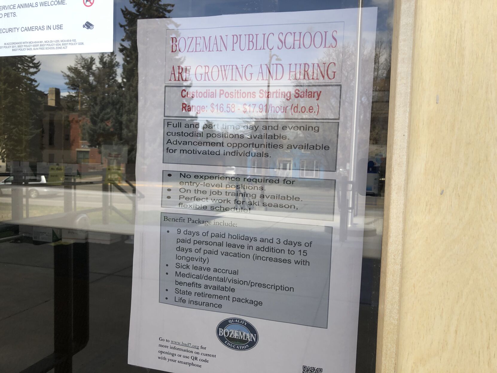 Bozeman School District hire posting
